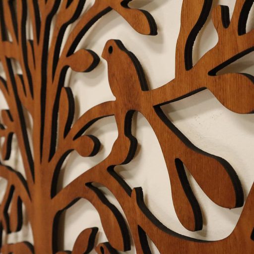 Életfa - Egyenes törzsű, madárkákkal