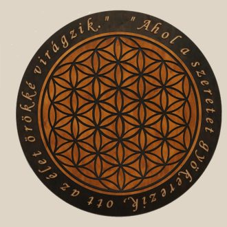 Életfa idézettel - Élet virága