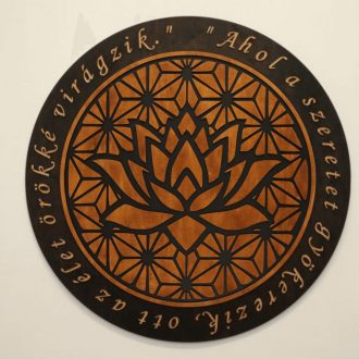 Életfa idézettel - Lótusz-Élet virága