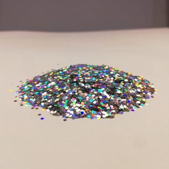 Csillámpor - 1mm - Silver