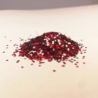 Csillámpor - 1mm - Red Wine