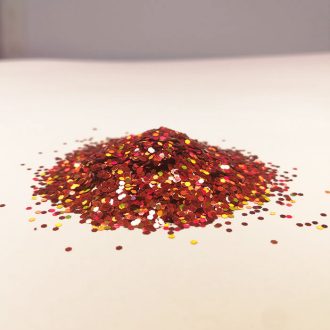 Csillámpor - 1mm - Orange Dark