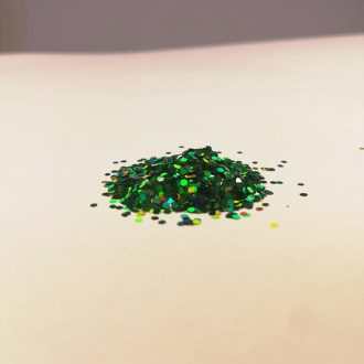 Csillámpor - 1mm - Green