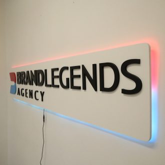 Prémium led háttérvilágításos cégtábla