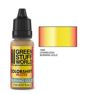 Green Stuff World chameleon - Burning gold