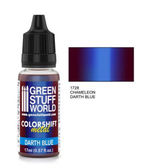 Green Stuff World chameleon - Darth blue