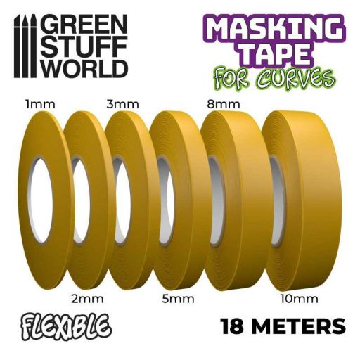 Green Stuff World - Flexible Masking Tape - 8mm