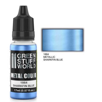 Green Stuff World metal color - Sharkfin blue