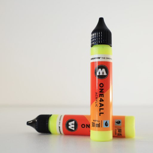 Molotow airbrush festék - Neon yellow fluorescent