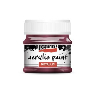 Pentart Metallic Akrilfesték - Aranylila
