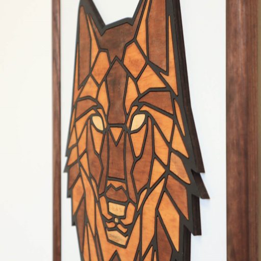 Polygon falikép - farkas