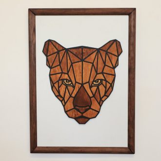 Polygon falikép - párduc