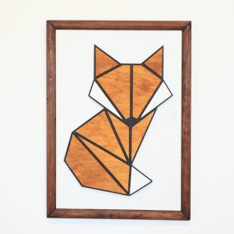 Polygon falikép - róka