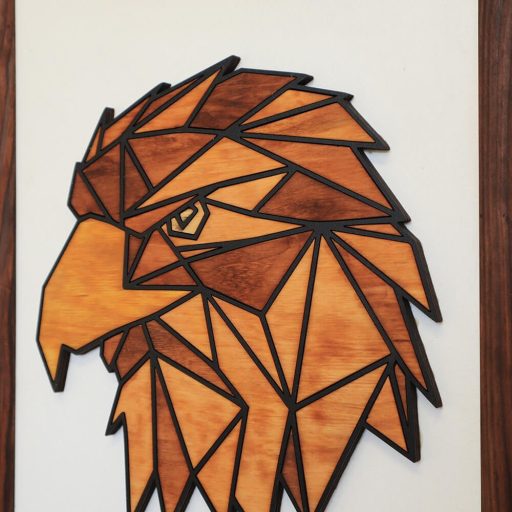 Polygon falikép - sas