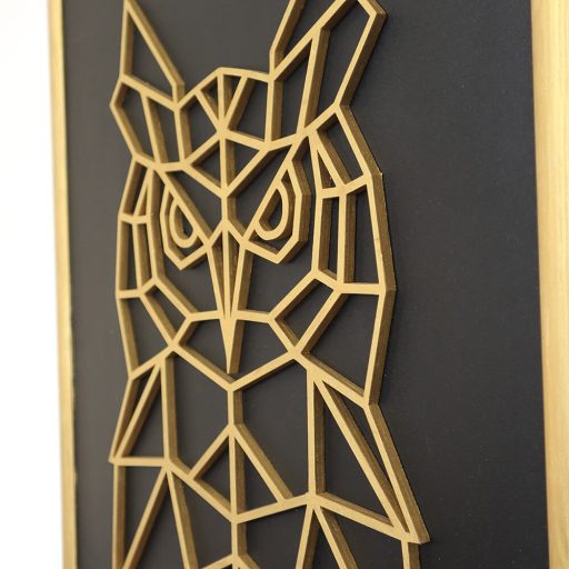 Polygon falikép - bagoly