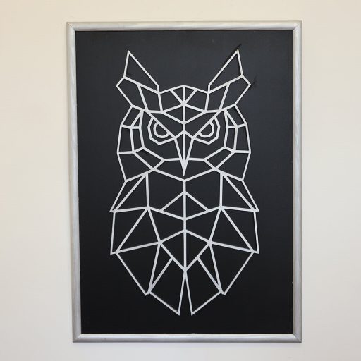 Polygon falikép - bagoly