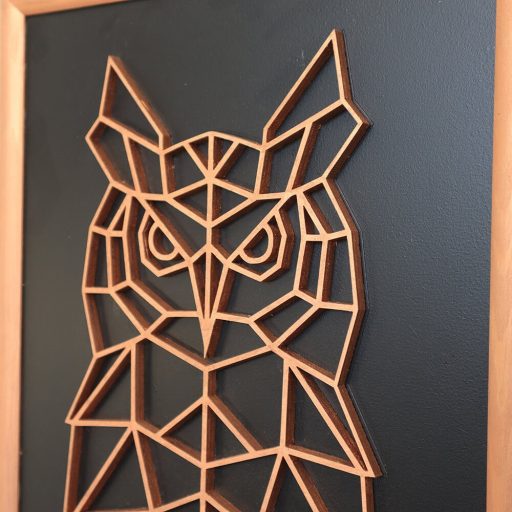 Polygon falikép - bagoly