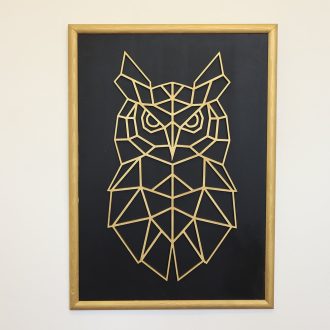 Polygon falikép - bagoly