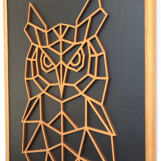 Polygon falikép - bagoly