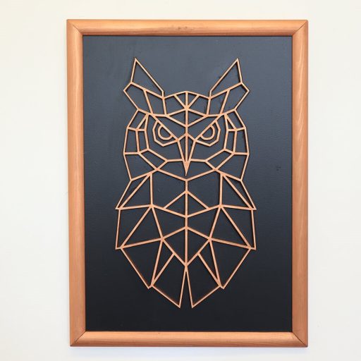 Polygon falikép - bagoly