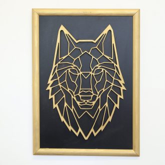 Polygon falikép - farkas