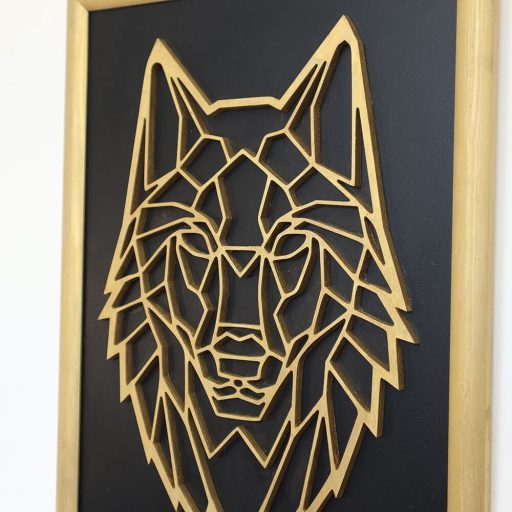 Polygon falikép - farkas