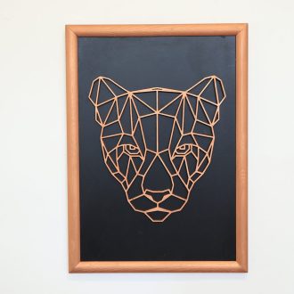 Polygon falikép - párduc