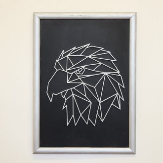 Polygon falikép - sas