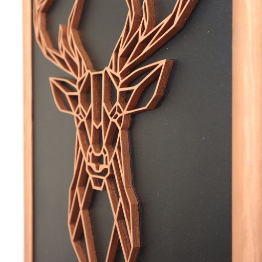 Polygon falikép - szarvas