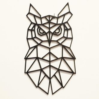 Polygon falikép keret - bagoly