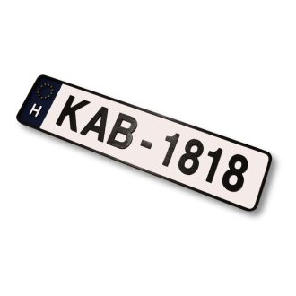 Egyedi rendszámtábla