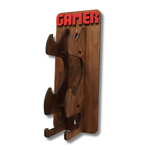 Fali kontroller tartó - Gamer felirattal