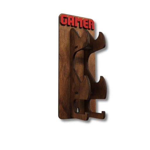 Fali kontroller tartó - Gamer felirattal