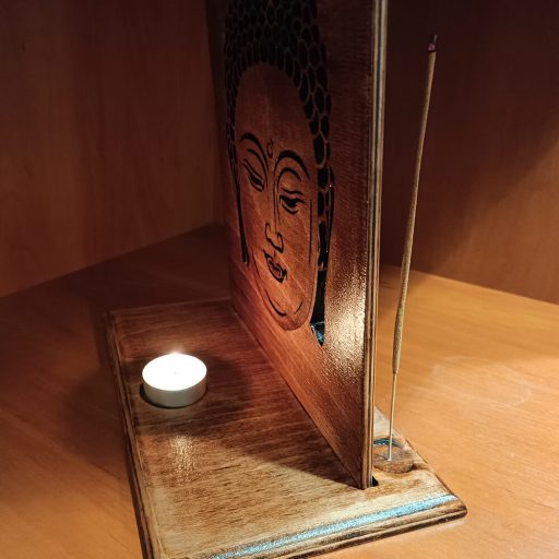 Füstölő tartó - Buddha